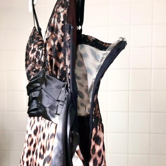 City Triangles Leopard Lace Dress - Picture 4 of 7